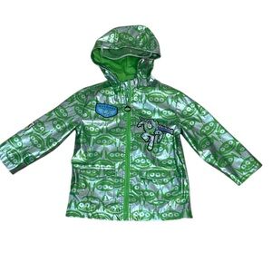 Disney Toy Story Buzz Lightyear Rain Jacket for Kids size 4